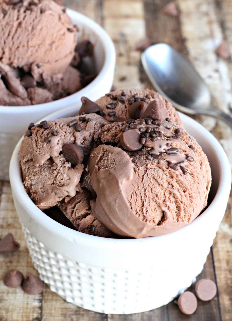 Dairy Free Double Chocolate Ice Cream | Homemade Ice Cream Recipes Everybody Can Enjoy
